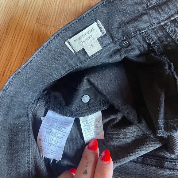 Madewell 9” High Rise Black Skinny Jeans - Picture 8 of 8